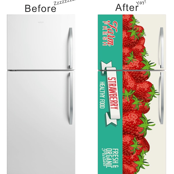 Refrigerator Wrap Etsy