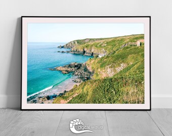 Gurnards Head Print, Zennor, Cornwall Cove, Rose-an Hale Cove, Framed Print, Cornwall Print, Cornwall Beach, Cornwall Coast, Cornwall Photo