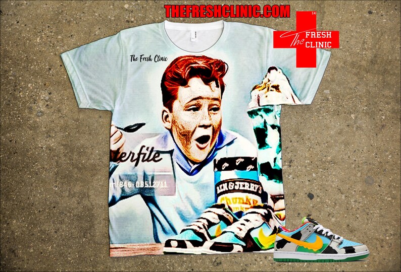 ben and jerry dunks shirt