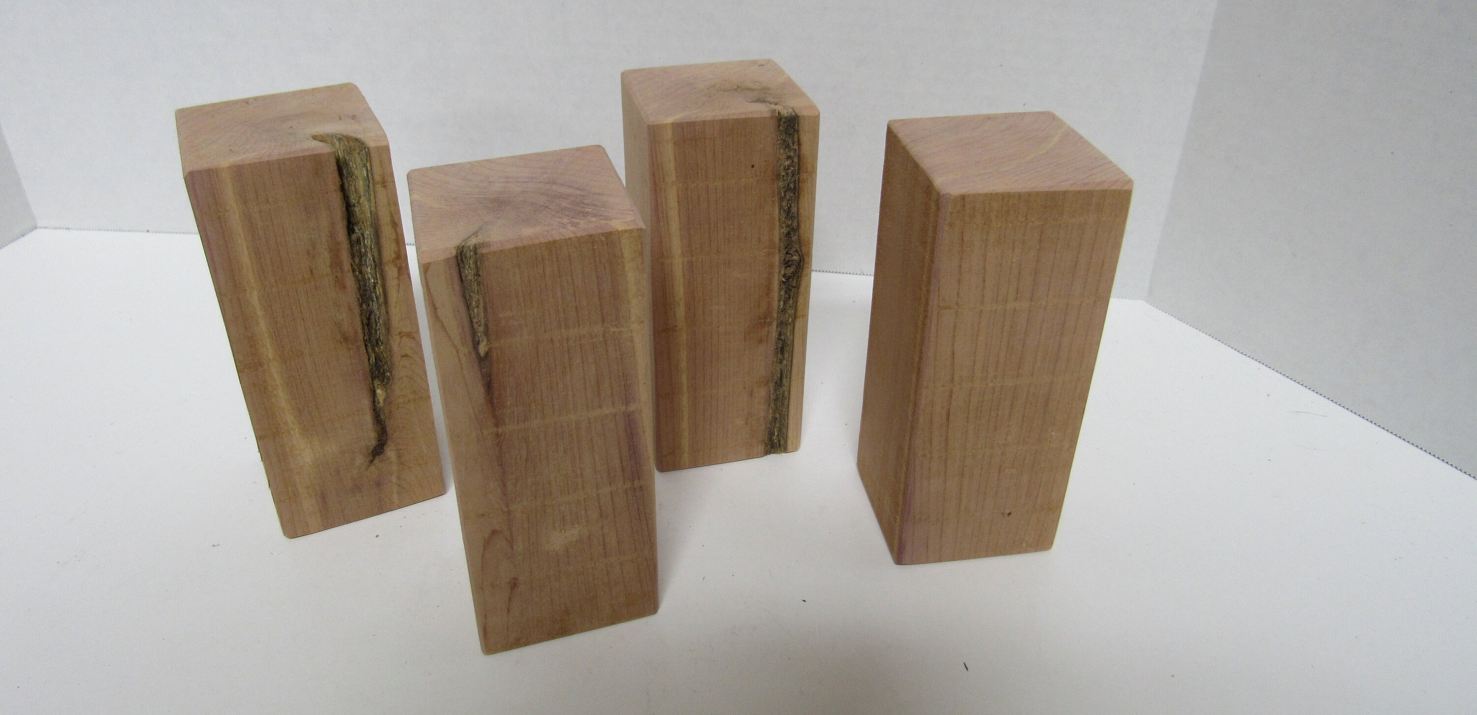 Set of 4 Unfinished Cedar Wood Blocks 17/8 x Etsy