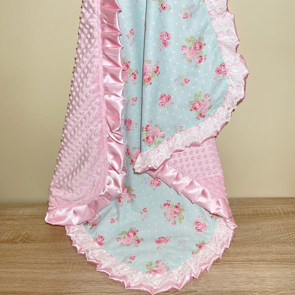 Satin Baby Blanket Etsy