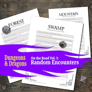 Tabelle degli incontri casuali di D&D, strumenti del DM per Dungeons and Dragons 5e