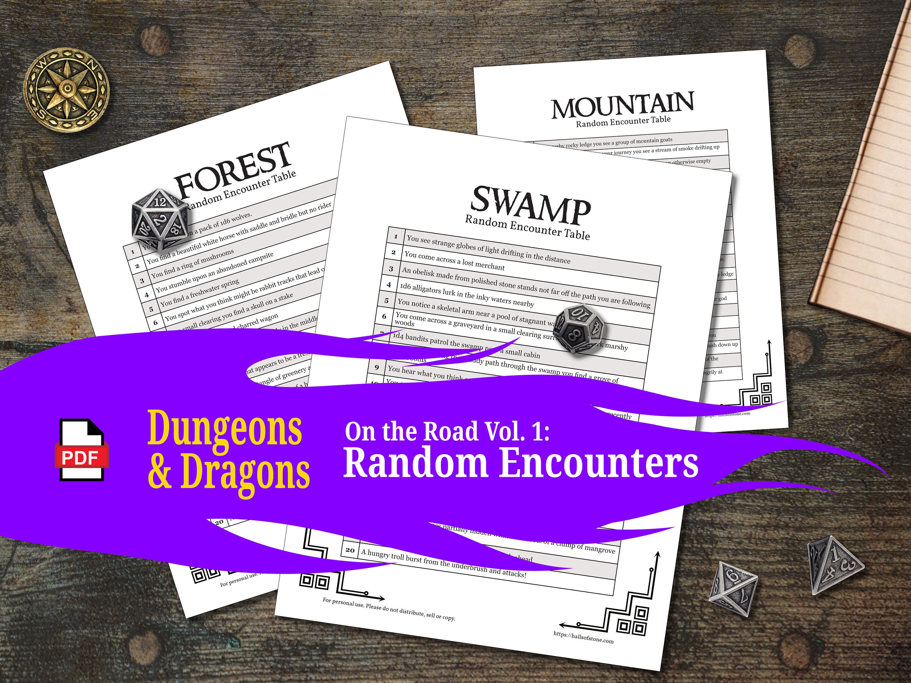 Dnd 5e random encounter tables dm tools rpg dnd etsy uk