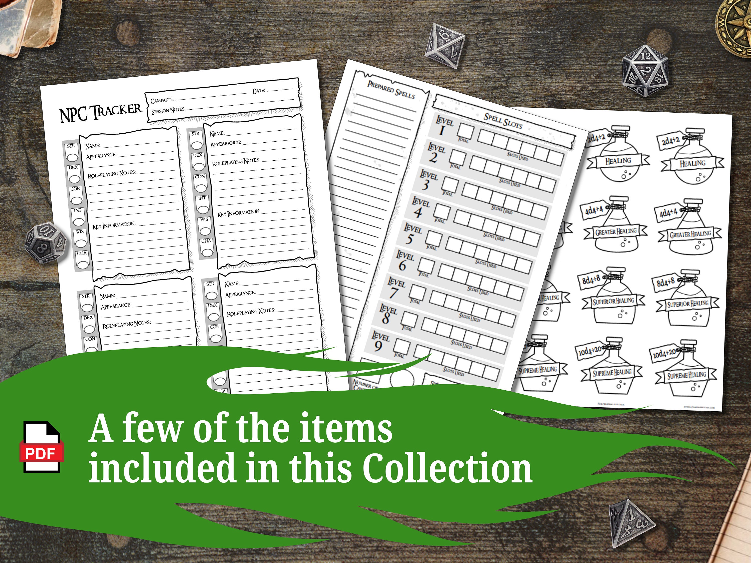Dnd 5e Printables DM Tools Complete Collection RPG Dnd - Etsy Canada