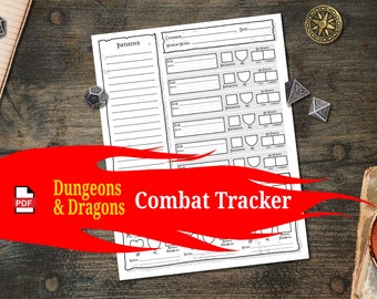 DnD Combat Tracker, DM Tools for Dungeons and Dragons 5e