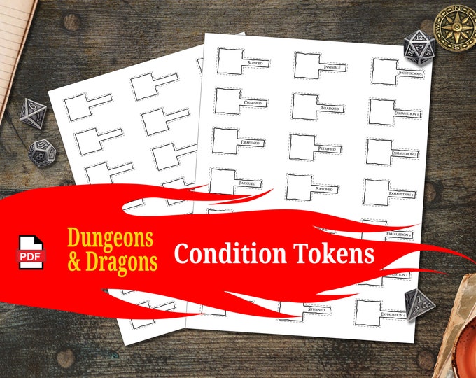 Dnd Condition Reference This item is unavailable - Etsy