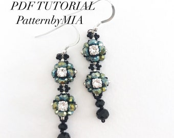 Lia Beaded Earrings PDF Tutorial