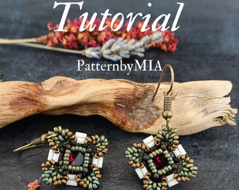 Ohrringe Anleitung/Swarovski Chaton 8.3 mm