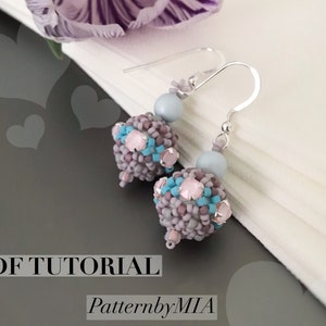 Pearl Beaded Earrings PDF Tutorial