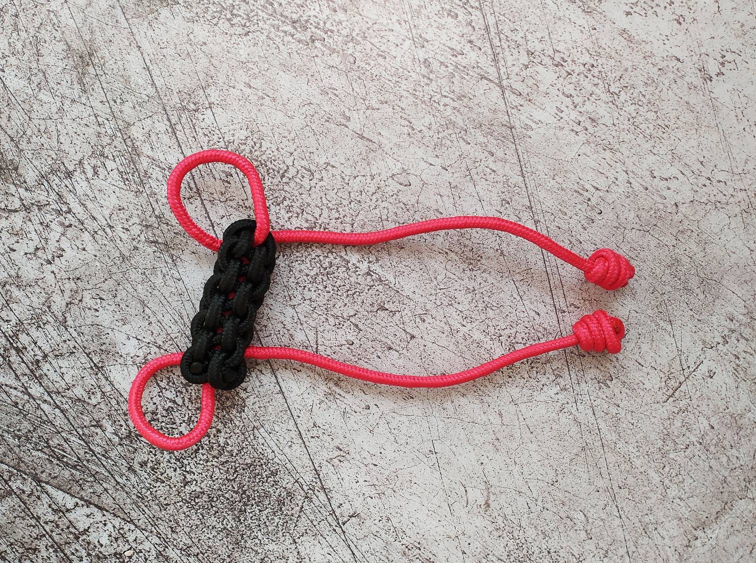 BDSM Bondage Restraint Red or Black Rope Handcuffs Slave Etsy