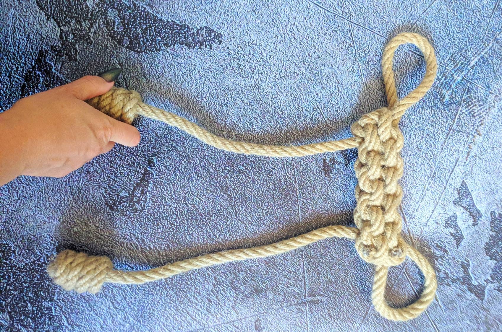 Natural Jute Rope Handcuff Bondage BDSM Slave Restraints Etsy