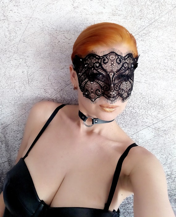 Fetish Mask Black Masquerade Mask Photoshoot - Etsy