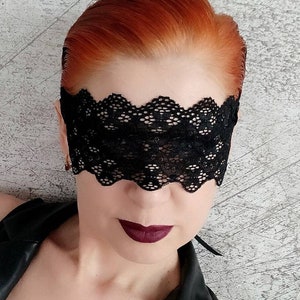Masquerade Mask, Halloween mask, Roleplay Mask, Black Lace Mask, secret party mask, Gothic Wedding Mask