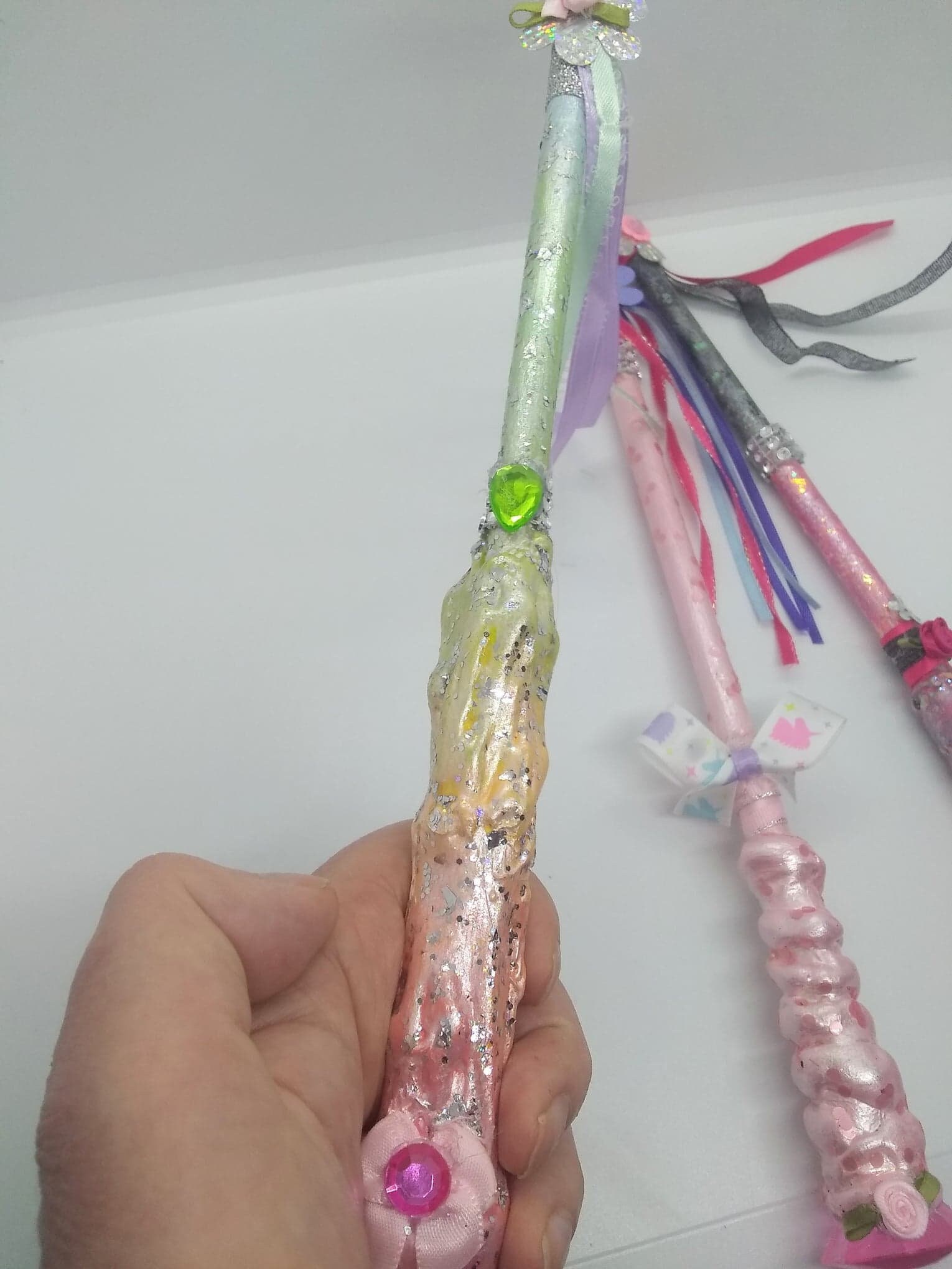Embellished Fairy Princess Wands Fairy wand cosplay wand Etsy