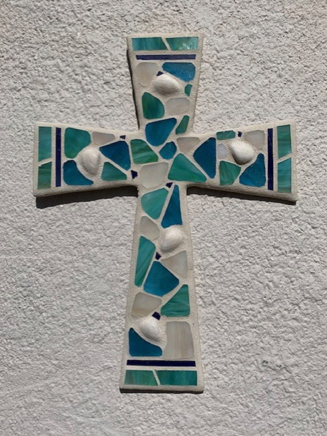 Mosaic Cross, Original Wall Cross, Mosaic Wall Cross, Unique Wall Cross