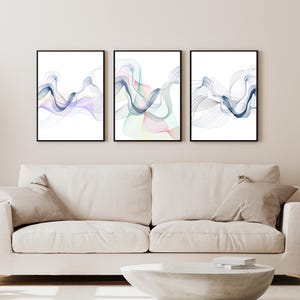 Linear Abstract Wall Art (3)