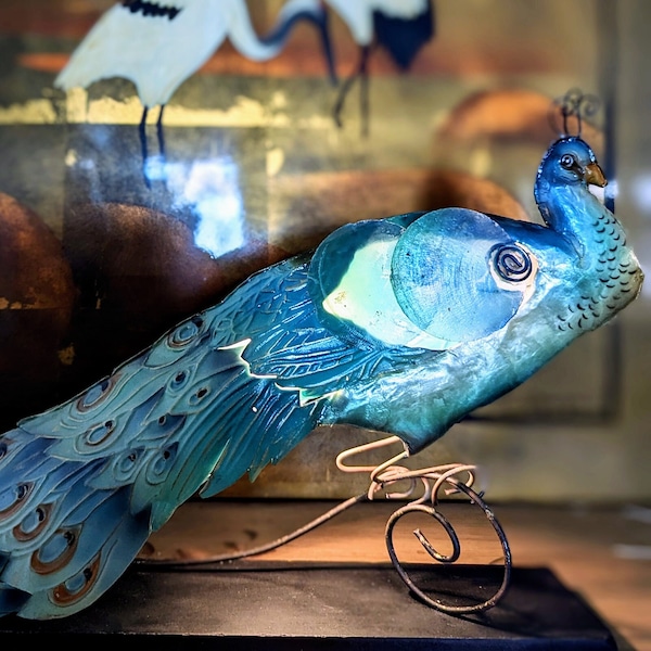 Peacock Lamp