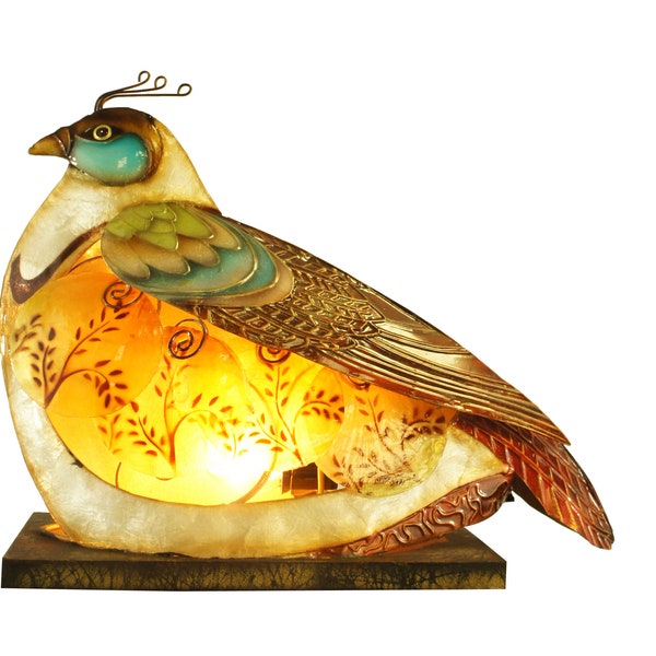 Quail Lamp Etsy