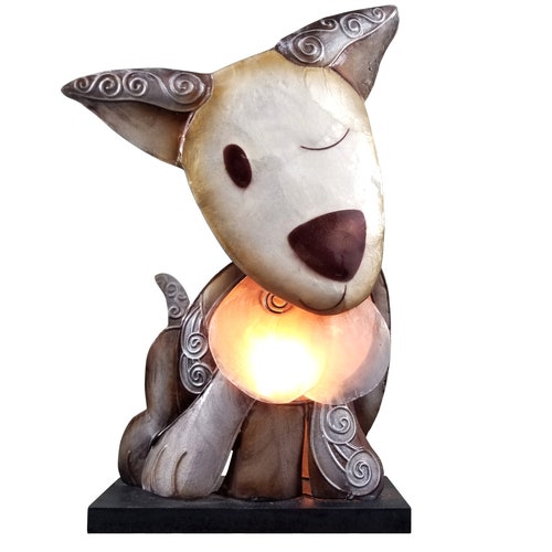 Farmhouse Rooster Figurine Accent Lamp With Capiz Shells Etsy