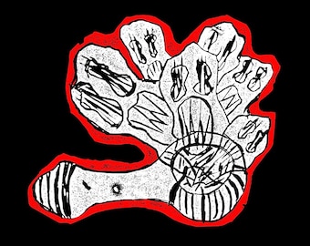 Horror Art Print: Halloween Stoner Art (8x6, Unframed)