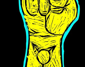 Transgender Art Print: Trans Pride, Trans Rights Print (6 x 8)