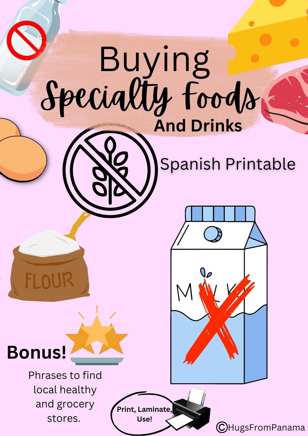 buying-specialty-foods-in-spanish-spanish-printable-etsy