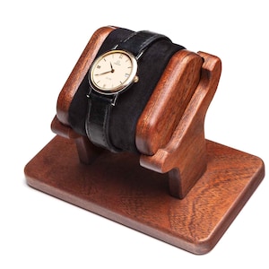 Watch Stand for small watch Stand for women watch Personalized box Wood watch display Watch holder