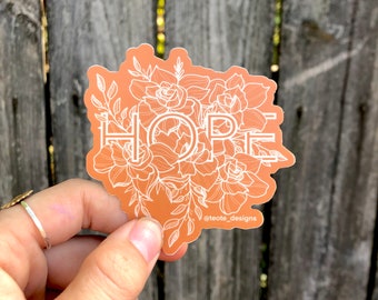 Hope Sticker// Pegatina de vinilo// Pegatina impermeable