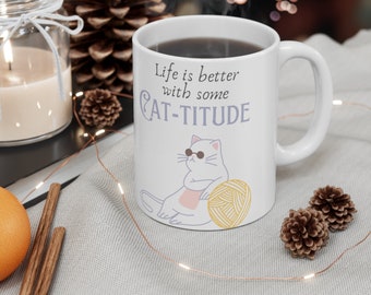 CAT-TITUDE Tasse 11oz