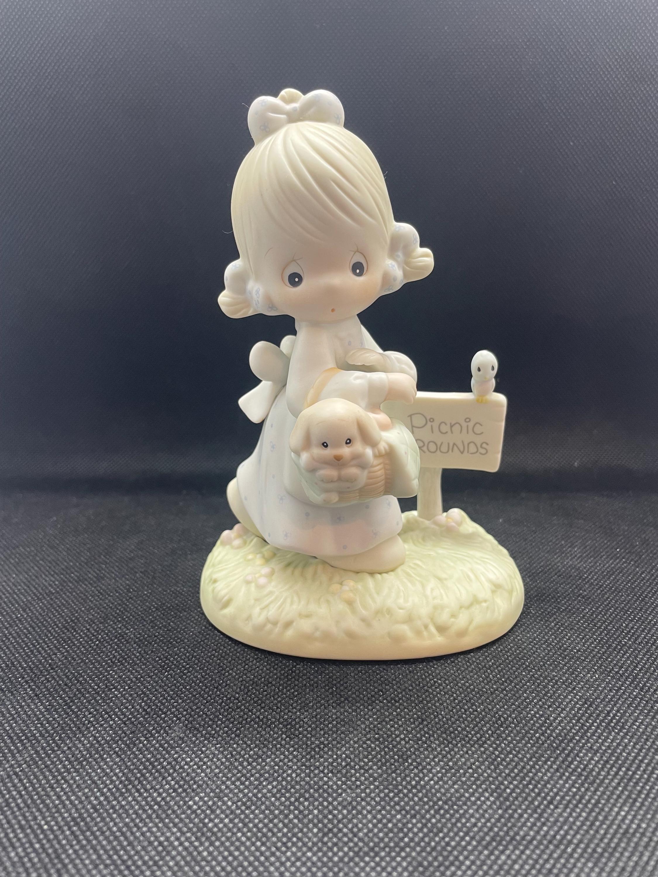 Vintage Precious Moments “July” Figurine. Enesco 110051.