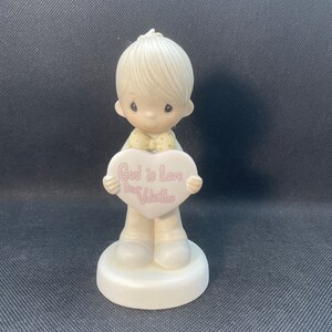 Vintage Precious Moments “God Is Love Dear Valentine “ Figurine. Enesco E-7153