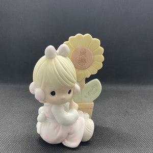 Vintage Precious Moments “A Growing Live” Figurine. Enesco E0008.