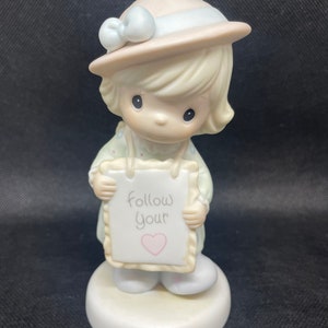 Vintage Precious Moments “Follow Your Heart” Figurine. Enesco 528080