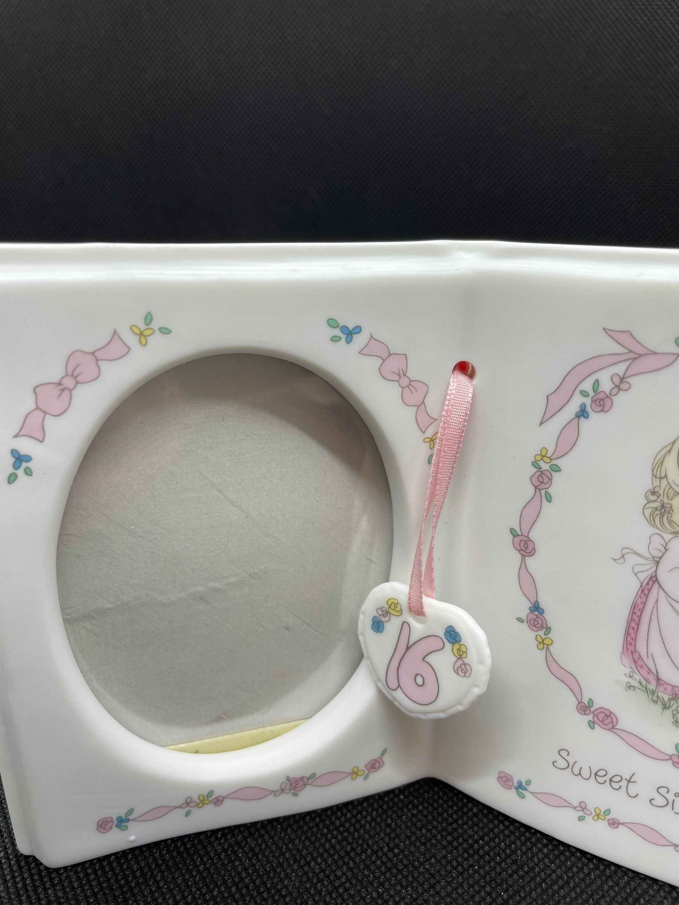 Vintage Precious Moments sweet 16 Picture Frame Etsy