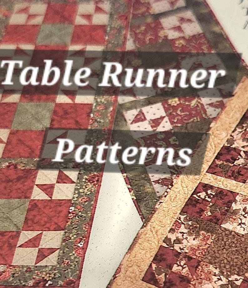 Table Runner Patterns image 1