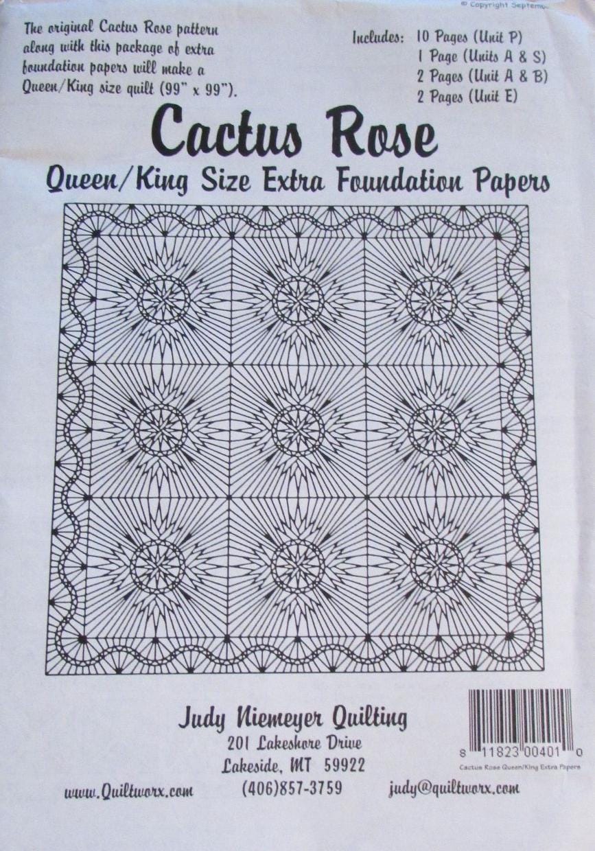 Judy Niemeyer EXTRA Foundation Paper Piecing Pattern - Etsy