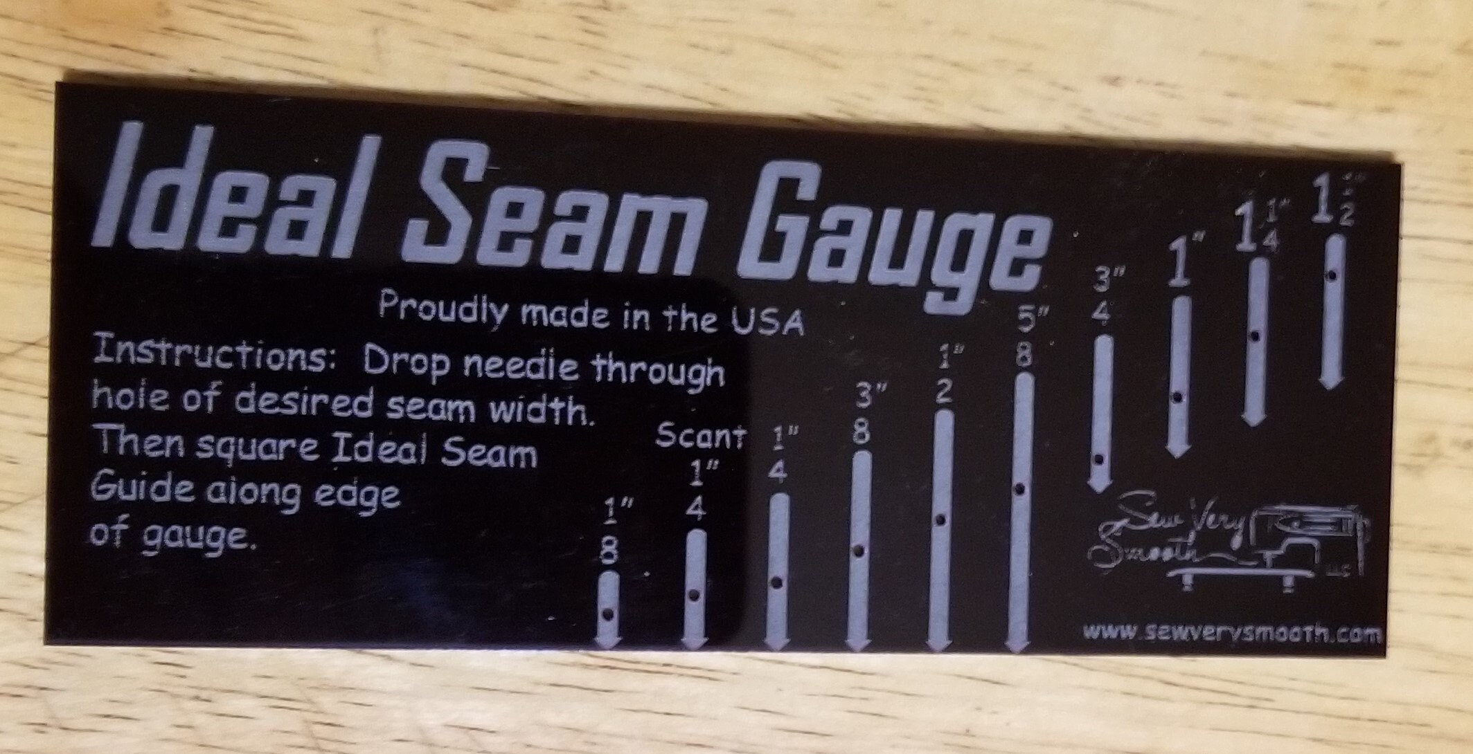 Sew Very Smooth Ideal Seam Gauge