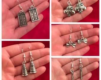 Doctor Who Themed Earrings / Doctor Who Earrings