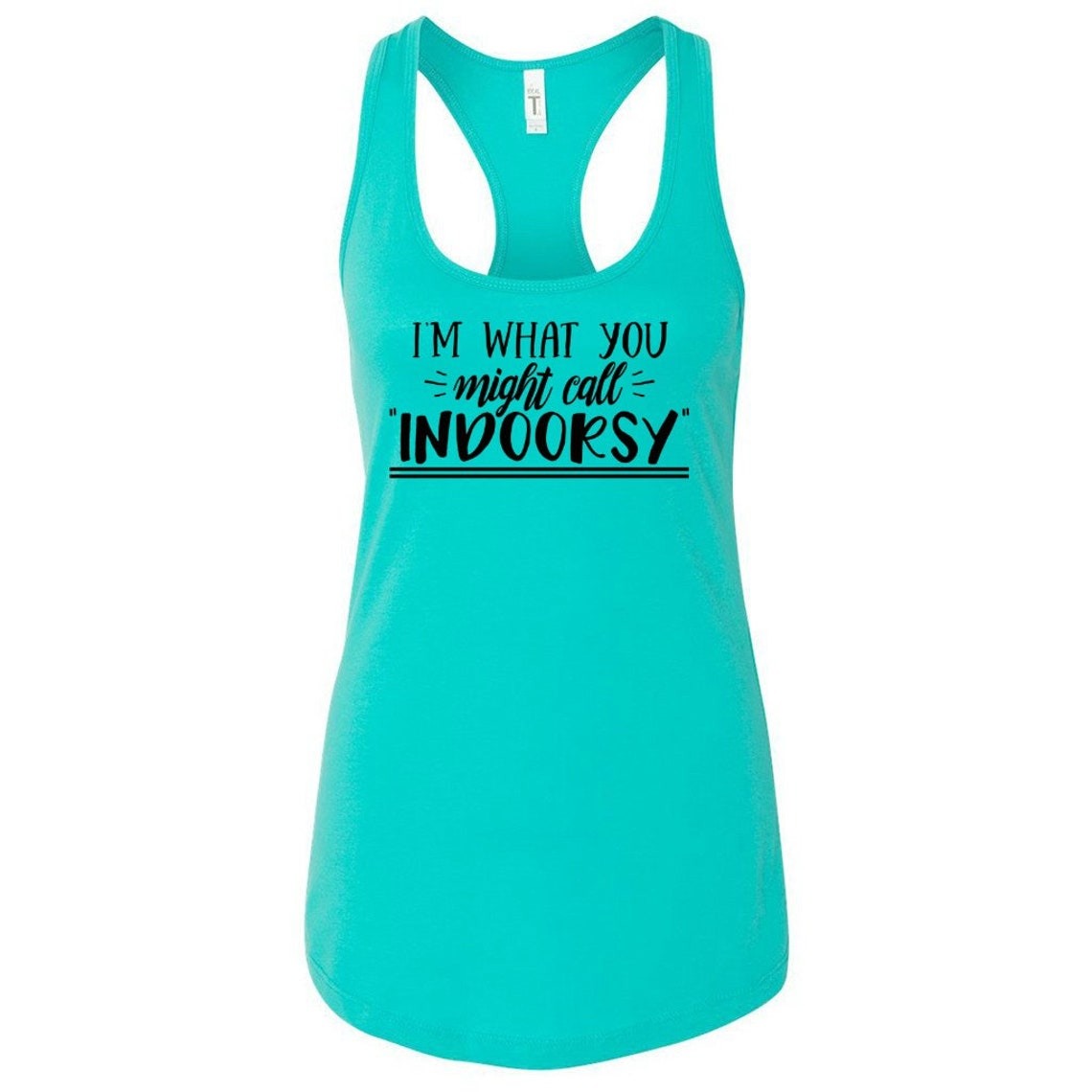 I'm What You Might Call Indoorsy Ladies Tank Top Camp | Etsy