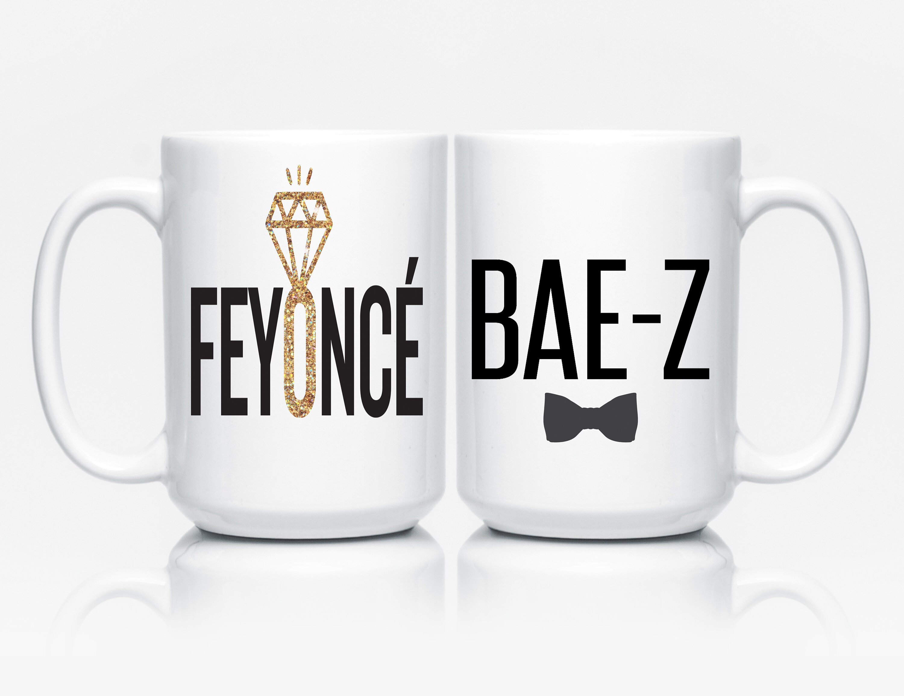 feyonce and bae z mugs