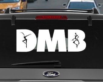 HUGE 23" DECAL:  Dave Matthews Band Vinyl Decal, Stickers, Decal for Cars, Decal for Yeti, Decal for Tumbler, Dance,