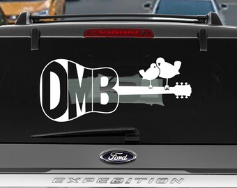 HUGE 23" DECAL:  Dave Matthews Band Vinyl Decal, Stickers, Decal for Cars, Decal for Yeti, Decal for Tumbler, Dance,