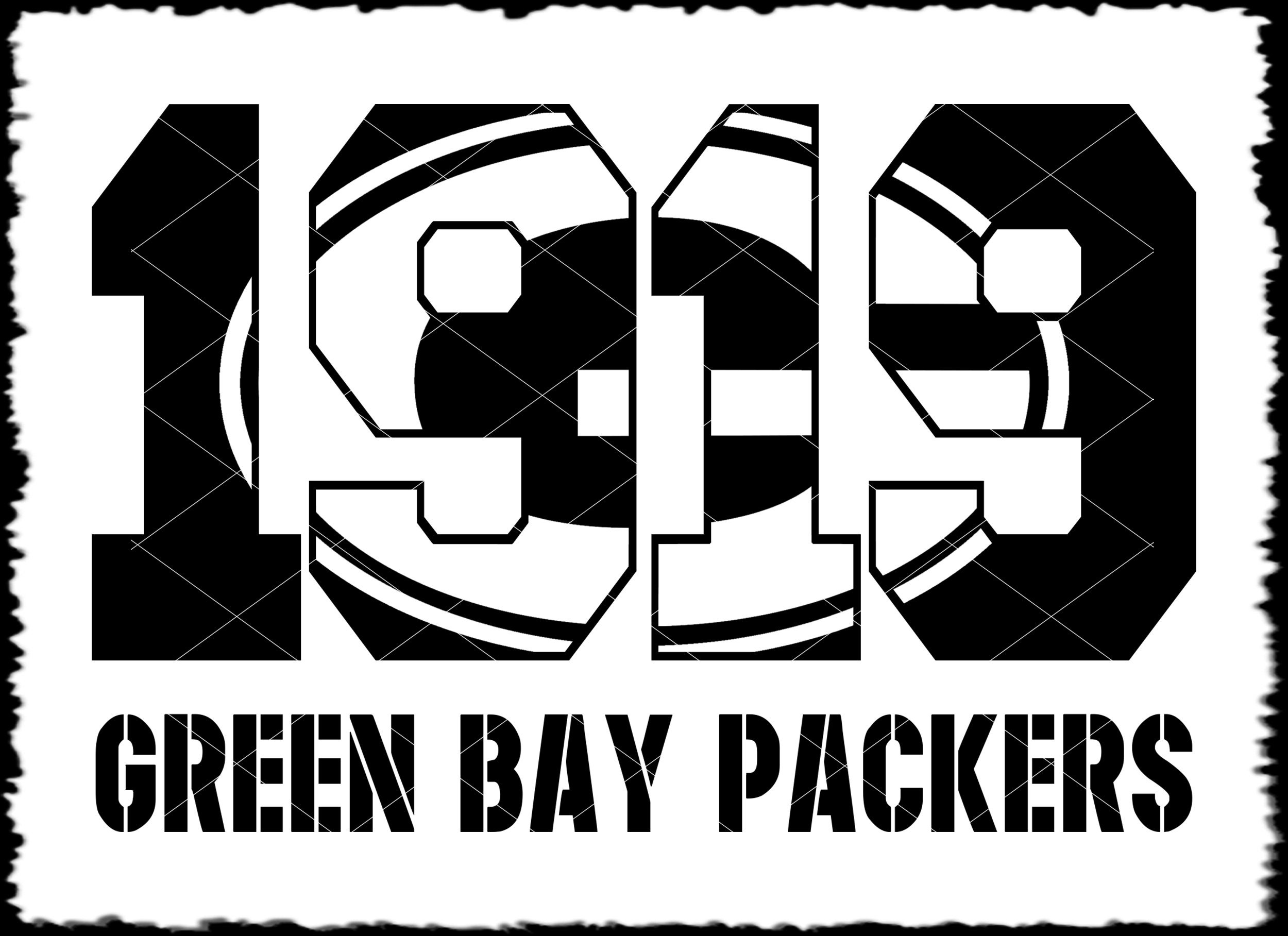 Green Bay Packers 1919 Logo Vinyl Decal Stickers Decal for Etsy