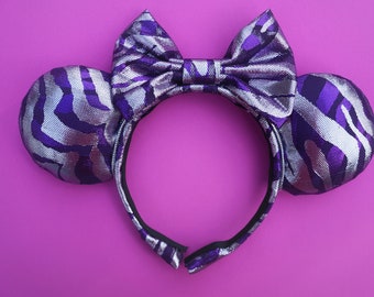 Shimmery Purple Mickey Ears, Shimmery Purple Disney Ears, Shiny Purple Mickey Ears, Shiny Purple Disney Ears, Shiny Mickey Ears, Disney Ears