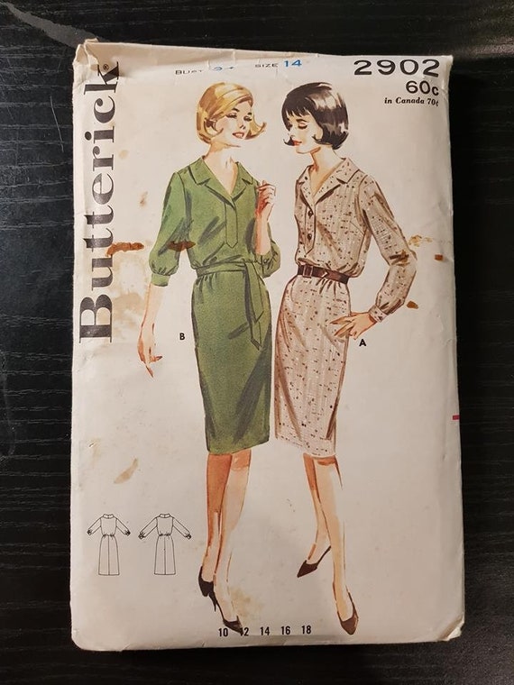 Vintage 1960s Girls' Dress & Blouse Sewing Pattern, McCalls 7854, Uncu –  Ian Drummond Vintage