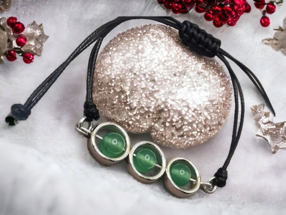 Mindfulness Spinner Bracelet – Calming Crystal Fidget Jewellery for Anxiety & Focus. mindfulness and meditation.