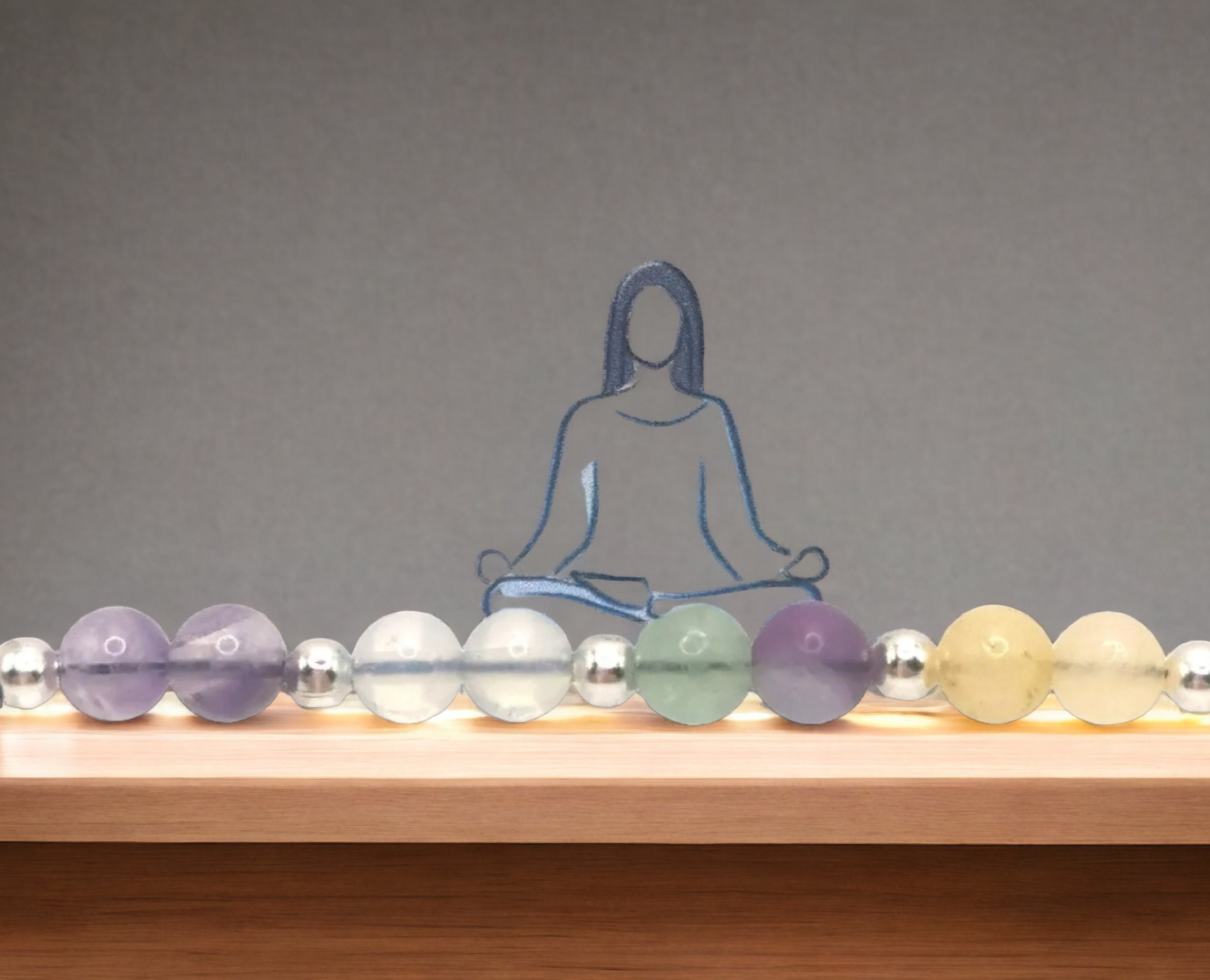 Perimenopause Crystal Healing Wish Bracelet to Help Relieve Symptoms