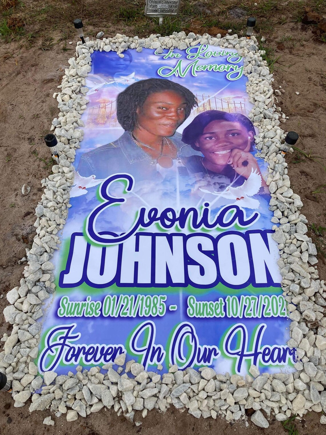 Memorial Grave Blanket Design 102 Custom in Loving Memory Etsy