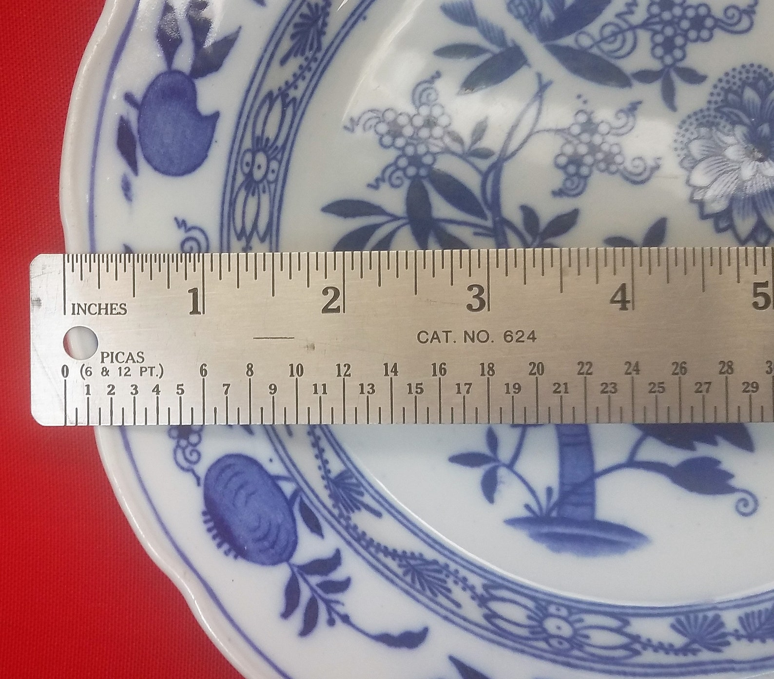 Blue Onion Plate, Meissen, Cauldon Place Flow Blue, Blue and White Transferware brown, Westhead