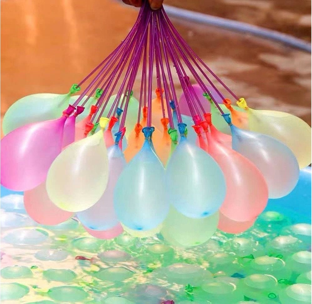 37 pcs Happy Ball Instant water Balloons,Self-Sealing,already tied waterballoon 
